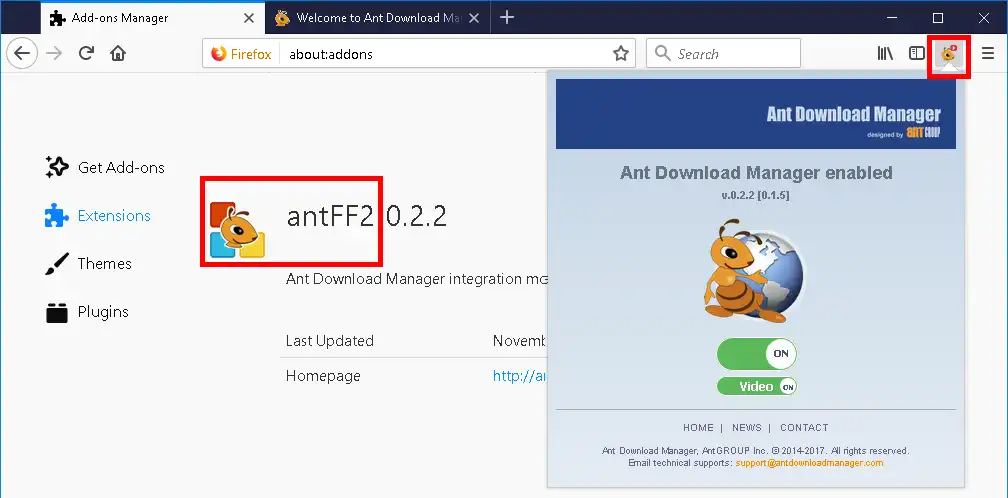 ow to install Ant Download Manager (AntDM) addon to Firefox. Step #4.