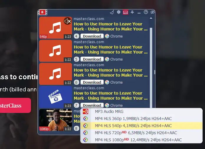 Ant Download Manager (AntDM) Video Box example